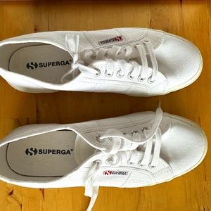 SUPERGA white sneaker, 2750 COTU CLASSIC, size 9 New